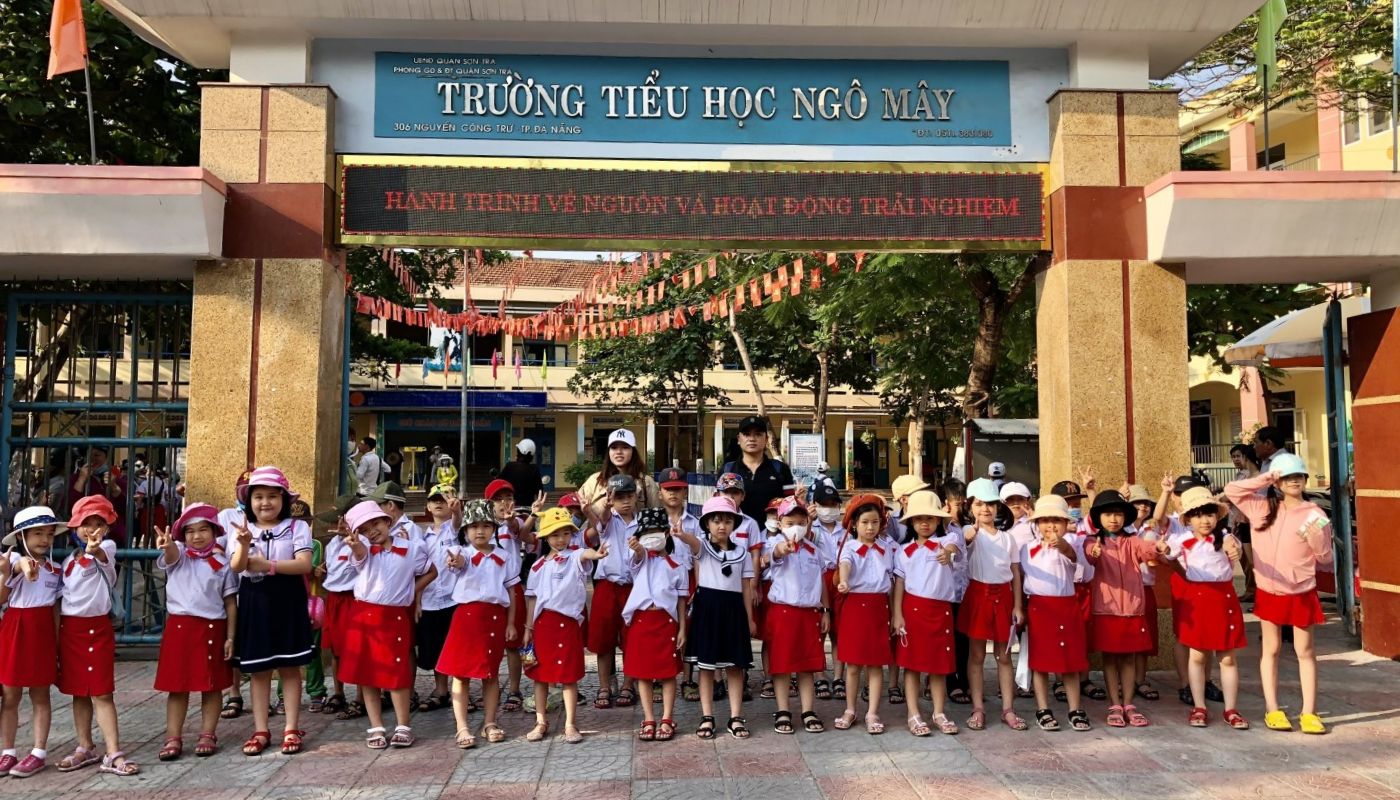 Trường tiểu học Ngô Mây - một trong các trường tiểu học quận Sơn Trà Đà Nẵng uy tín