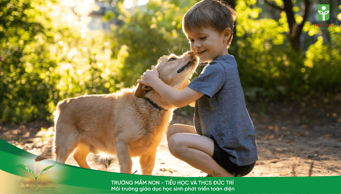 Phương pháp dạy con tự lập: Cho trẻ nuôi thú cưng