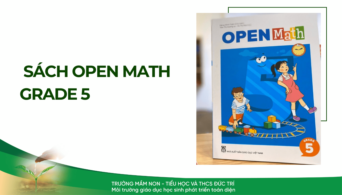 Bộ sách Toán tiếng Anh lớp 5 OPENMATH