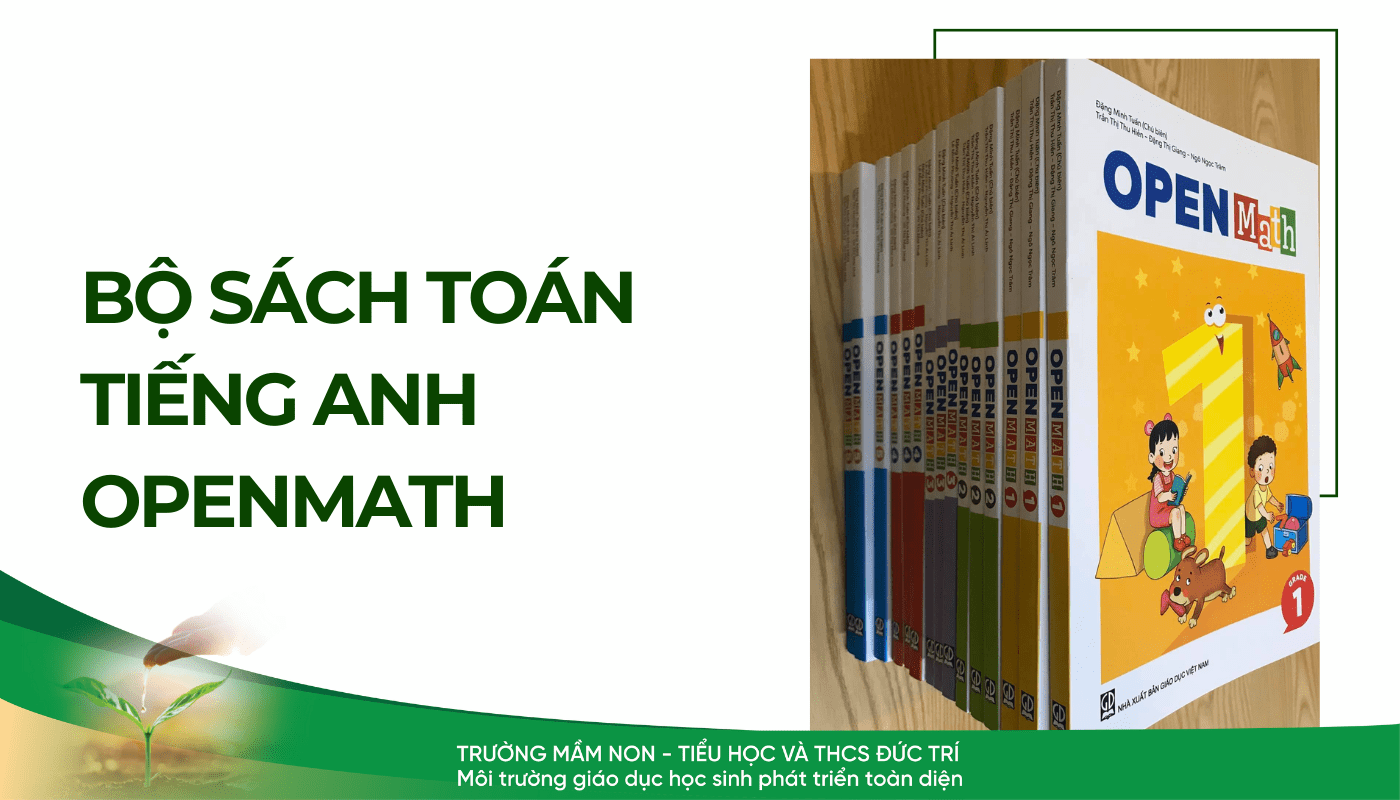 Bộ sách Toán tiếng Anh lớp 7 OPENMATH