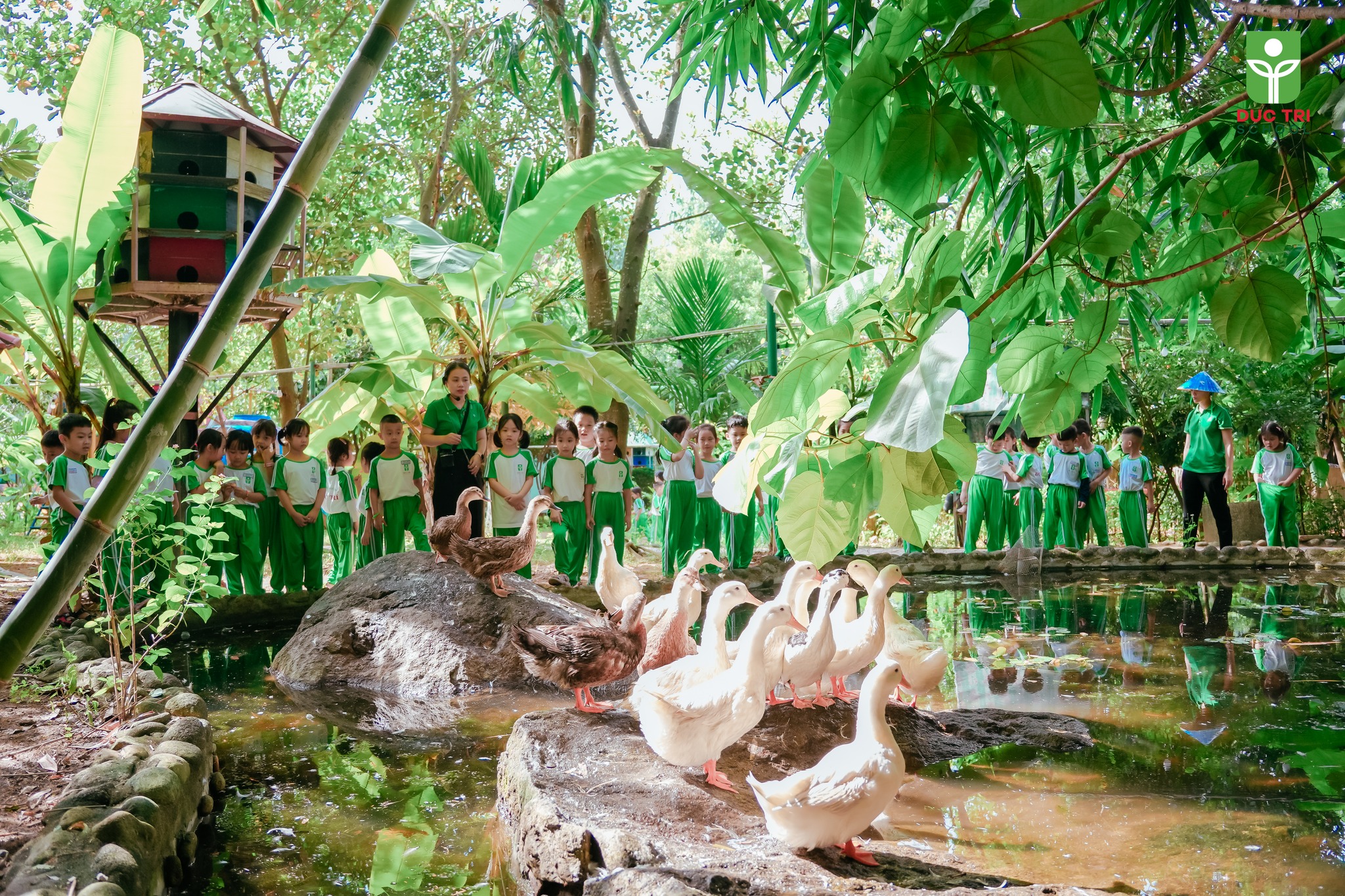 Ngày hạnh phúc tại vườn thực hành Đức Trí