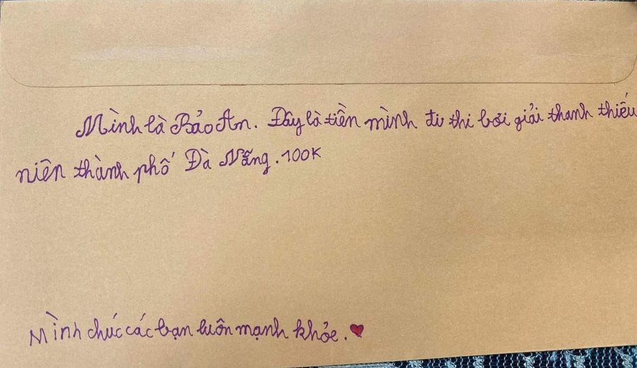 Thư của học sinh Đà Nẵng gửi cho các bạn học sinh bị ảnh hưởng bởi bão lũ ở miền Bắc.
