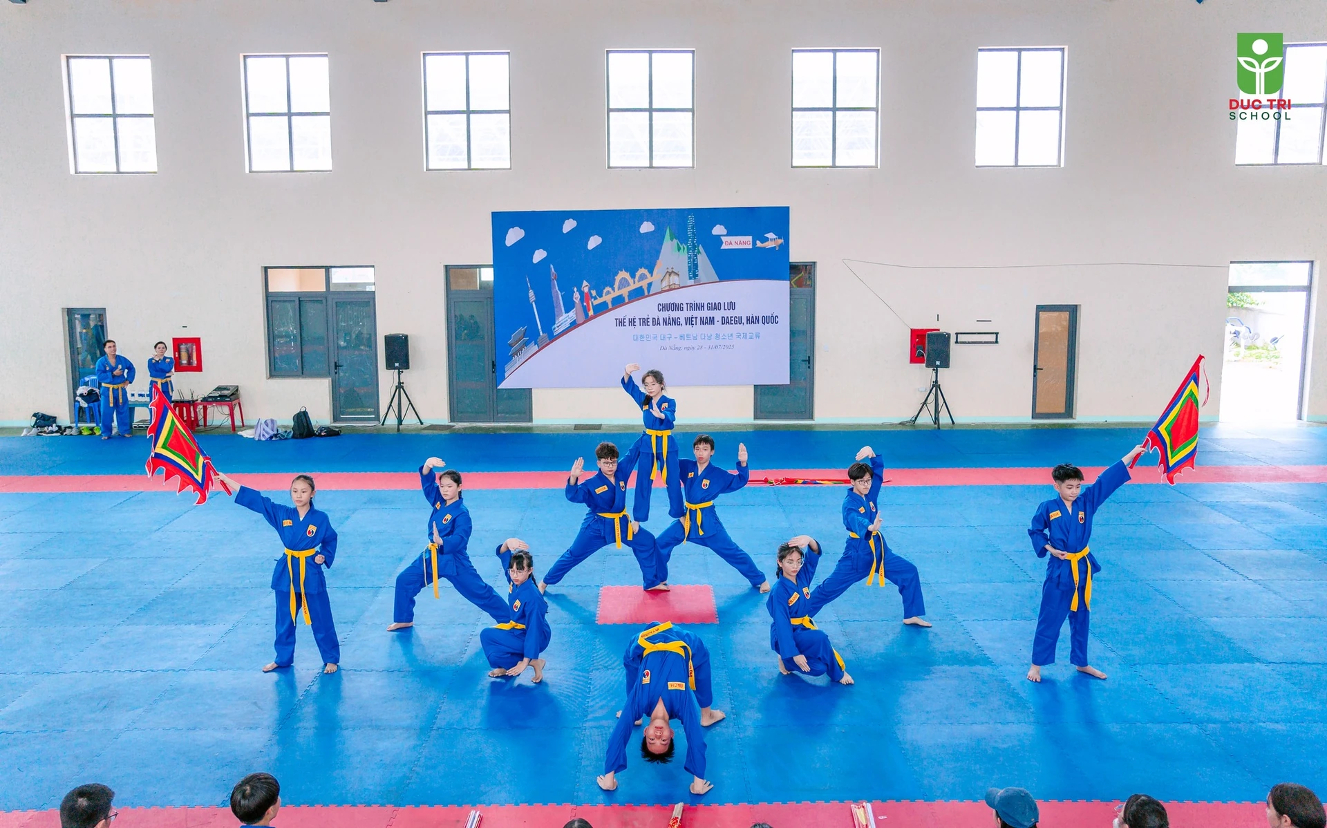Giao lưu Võ thuật với học sinh Hàn Quốc